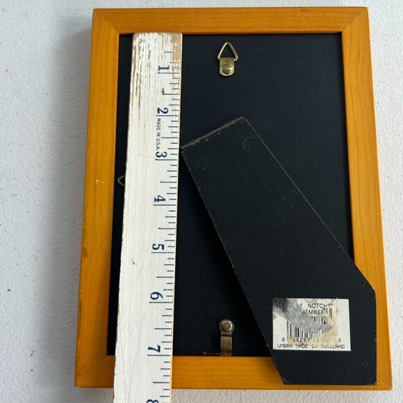 Solid Wood Picture Frame Carved Natural Light Pale Fits 5 X 7 Photo - Picture 11 of 12